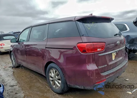 2019 Kia Sedona Lx из США, поврежденный, VIN KNDMB5C14K6522949